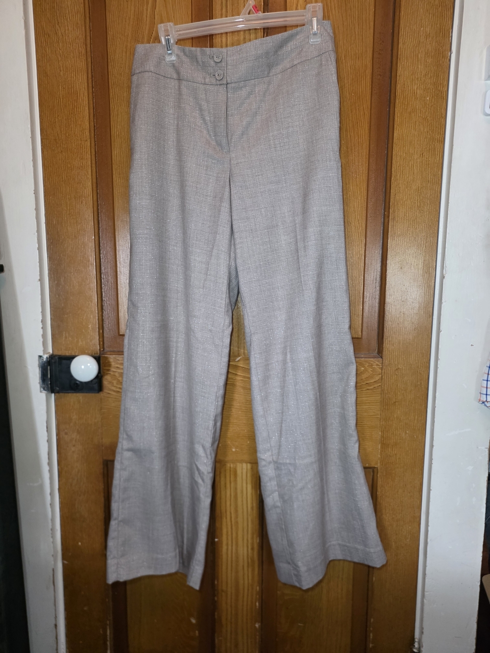 J. Jill Light Tan Wide-Leg Dress Pants